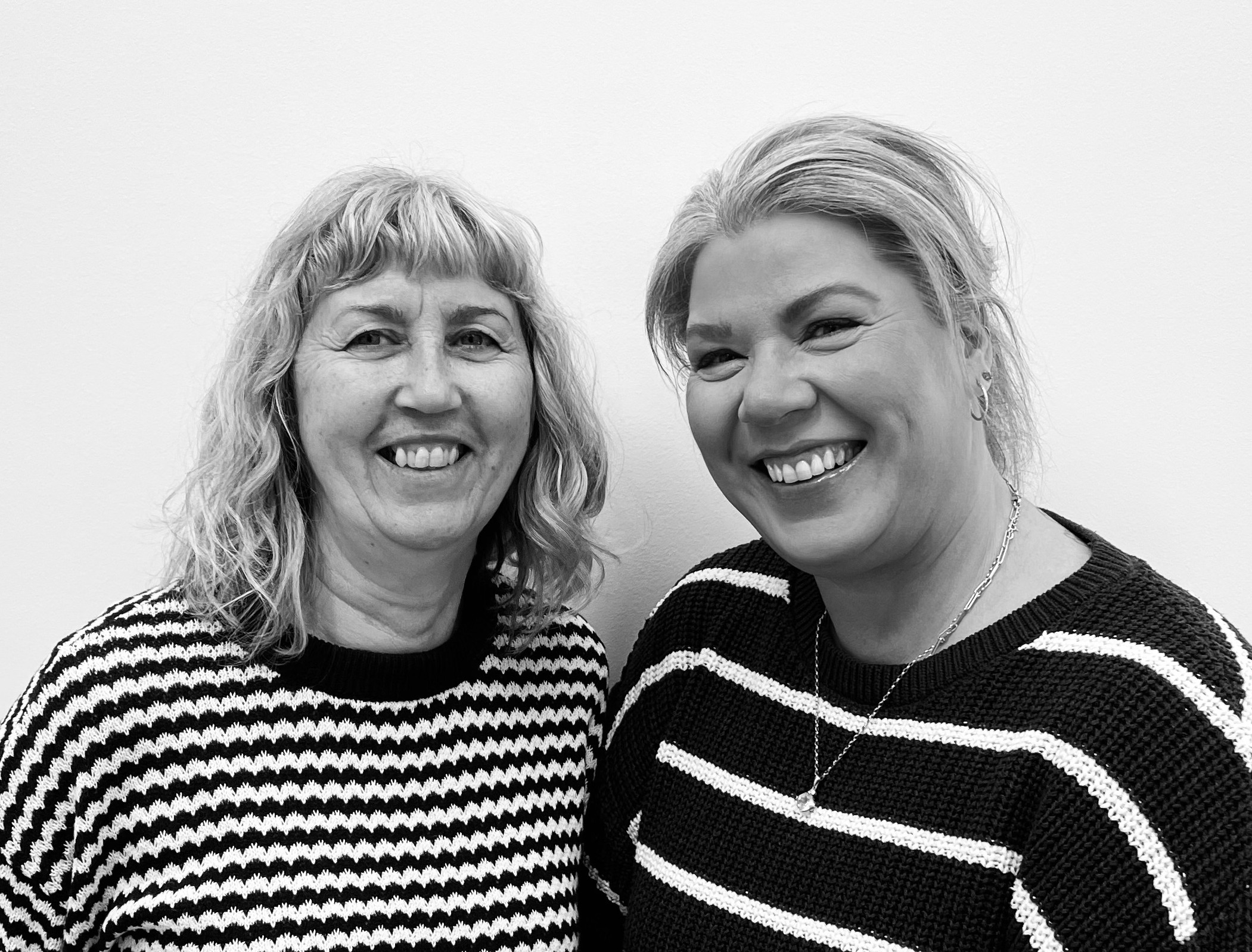 Selina & Clare - B&W square